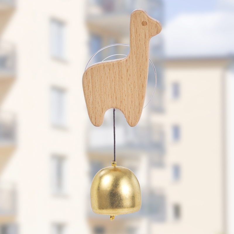 Pandantiv decorativ clopoțel de vânt, metal, manual, stil modern minimalist, pandantiv