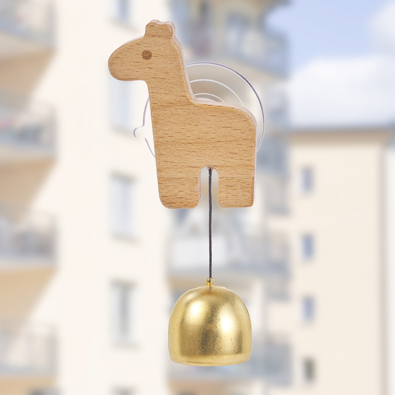 Pandantiv decorativ clopoțel de vânt, metal, manual, stil modern minimalist, pandantiv