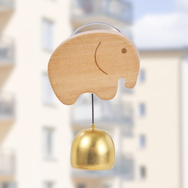 Pandantiv decorativ clopoțel de vânt, metal, manual, stil modern minimalist, pandantiv