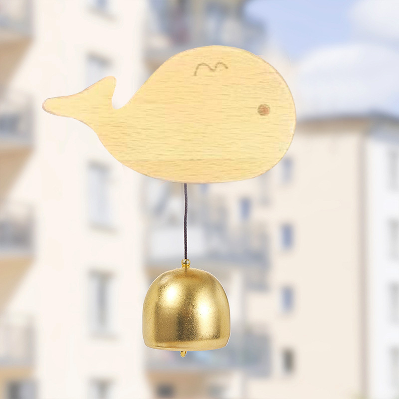 Pandantiv decorativ clopoțel de vânt, metal, manual, stil modern minimalist, pandantiv