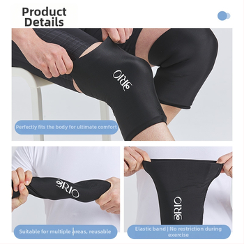 Manșete de protecție pentru brațe și coate, Antiderapante, Material gel, Utilizare caldă și rece, Nailon