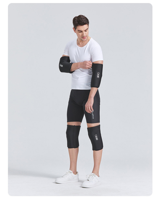 Manșete de protecție pentru brațe și coate, Antiderapante, Material gel, Utilizare caldă și rece, Nailon