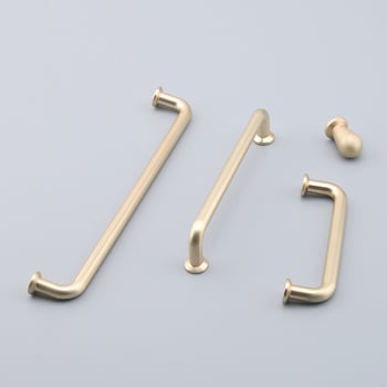 Kuka za namještaj od cinkovog legura – jednopreuzmontiranje, europski stil, moderni minimalistički dizajn, 6060/6061, elektroplatinacija