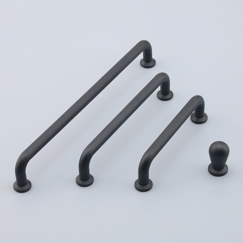 Kuka za namještaj od cinkovog legura – jednopreuzmontiranje, europski stil, moderni minimalistički dizajn, 6060/6061, elektroplatinacija