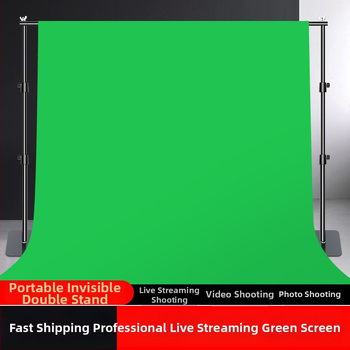 Yu guang Pozadina od tkanine s T-stabilom, prijenosna i podesiva zelena pozadina za fotografiju proizvoda