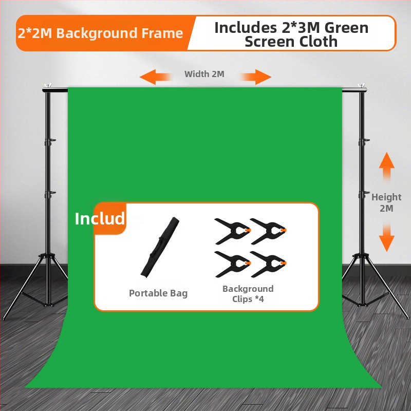 Yu guang Pozadina od tkanine s T-stabilom, prijenosna i podesiva zelena pozadina za fotografiju proizvoda
