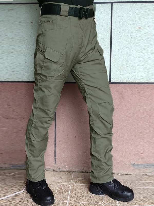 Taktičke cargo hlače s kariranim platnom, vodootporne, otporne na habanje, kamuflažni uzorak, višestruki džepovi, unisex