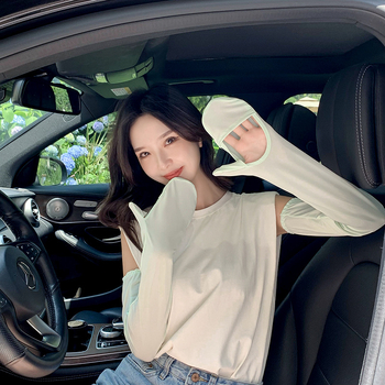 UV защита за ръце Ice Silk, ръкави от 100% полиестер, дишащи, за летни шофиране и пътуване, стил fashion commuter, Пролет 2023