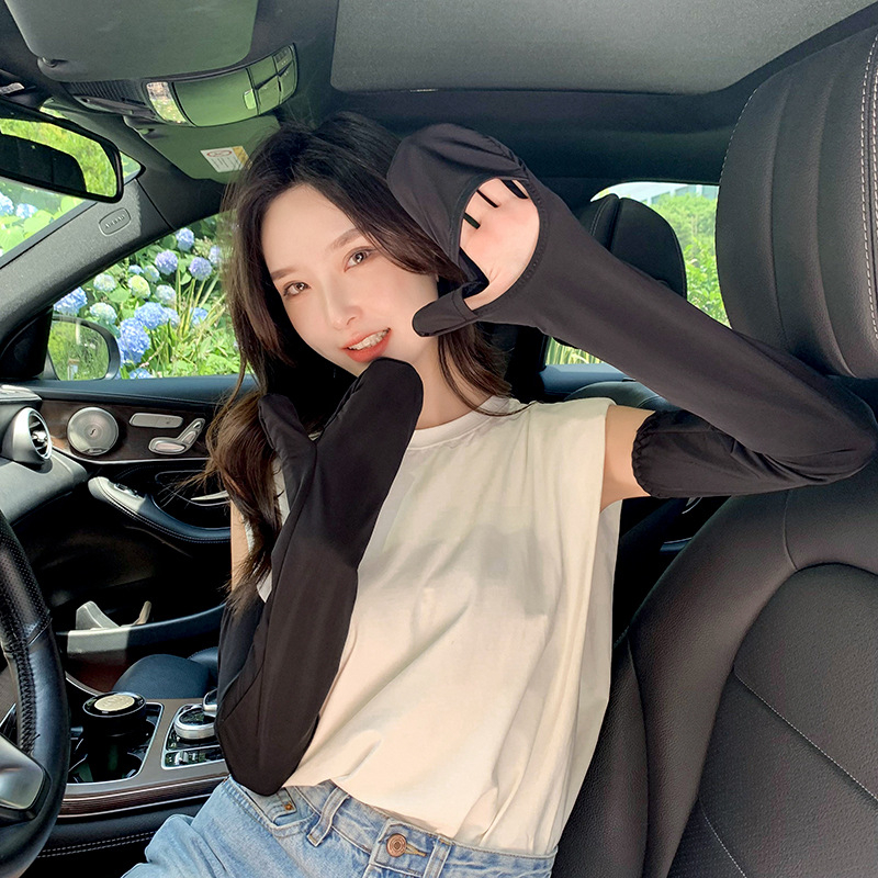 UV защита за ръце Ice Silk, ръкави от 100% полиестер, дишащи, за летни шофиране и пътуване, стил fashion commuter, Пролет 2023