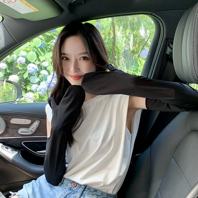 UV защита за ръце Ice Silk, ръкави от 100% полиестер, дишащи, за летни шофиране и пътуване, стил fashion commuter, Пролет 2023