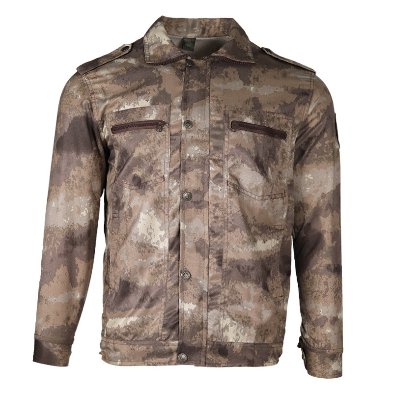 Unisex kamuflažni trening set, poliester materijal, otporno na habanje, kamuflažni uzorak, pogodno za sve sezone, za odrasle