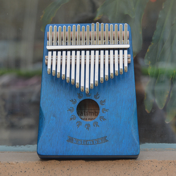 Kalimba prstno klavir, 17 tipki, 21 tonova, prijenosna, uz čekić za podešavanje