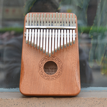 Kalimba prstno klavir, 17 tipki, 21 tonova, prijenosna, uz čekić za podešavanje