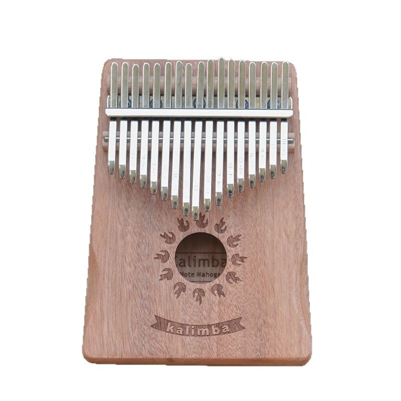 Kalimba prstno klavir, 17 tipki, 21 tonova, prijenosna, uz čekić za podešavanje