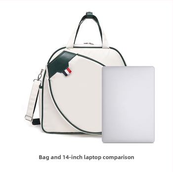 Viacúčelová taška na tenis a bedminton – Oxfordová tkanina, ramenné/crossbody nosenie, vhodná pre fitness vybavenie, stolný tenis a bedminton