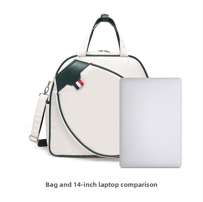 Viacúčelová taška na tenis a bedminton – Oxfordová tkanina, ramenné/crossbody nosenie, vhodná pre fitness vybavenie, stolný tenis a bedminton