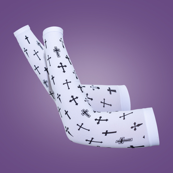 Murhan нейлон UV защита ръкави за лято, дълги тънки, унисекс, за шофиране, печатен дизайн