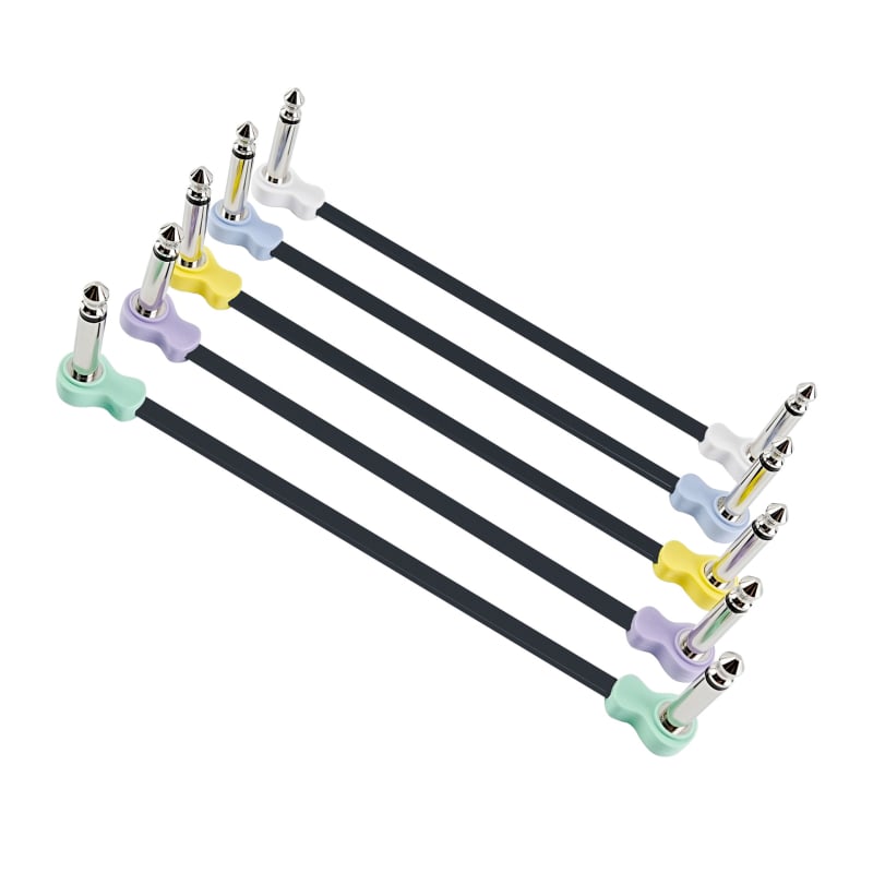 Patch kabel za efekt pedala za električnu gitaru – ABS materijal, Model 1, kratki mono audio kabel