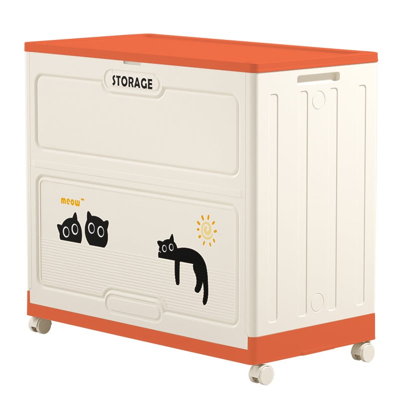 Кутия за дрехи за съхранение с голям капацитет, сгъваема с колела, ПП пластмаса, 200–250 л, за дрехи и одеяла