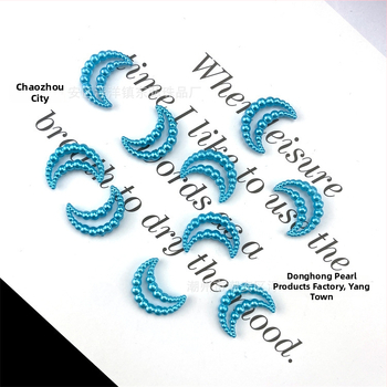 ABS šarene lažne bisere za božićnu dekoraciju — nepravilne perle za DIY, dodatci od smole, veleprodaja, prilagodljivo
