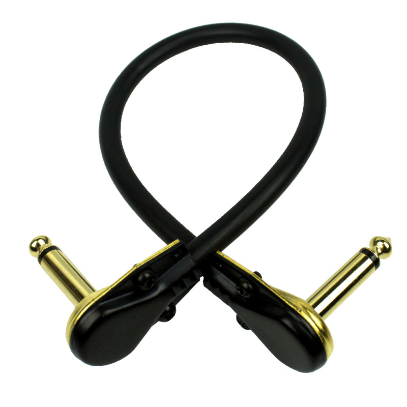 Kábel pre pripojenie kytary so štvorcovým a plochým konektorom pre hudobný nástroj