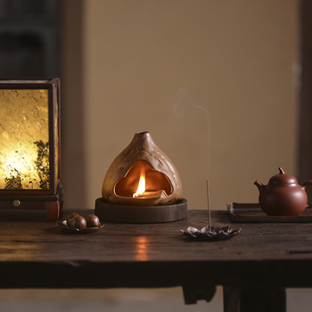 Κεραμικός καυστήρας λιβανιού – ρετρό στυλ, αξεσουάρ τελετής τσαγιού (κυκλοφόρηση χειμώνα 2025; κεραμικό υλικό; βάρος 400 g; συσκευασία σε χαρτονένιο κουτί)