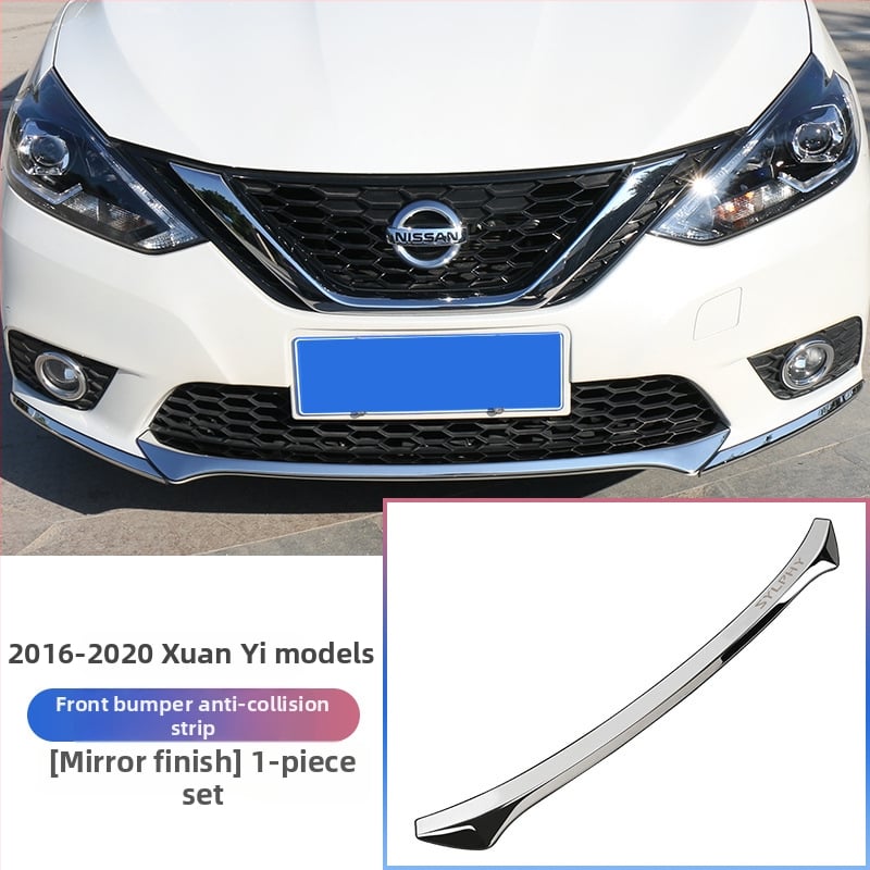 Samoljepljena dekorativna traka za prednji branik Xuanyi 2012-2019; mogućnost prilagođavanja | Marka: Diamond car decoration; Materijal: nehrđajući čelik; Ugradnja: samoljepljivo; Obrada i prilagodba: Da