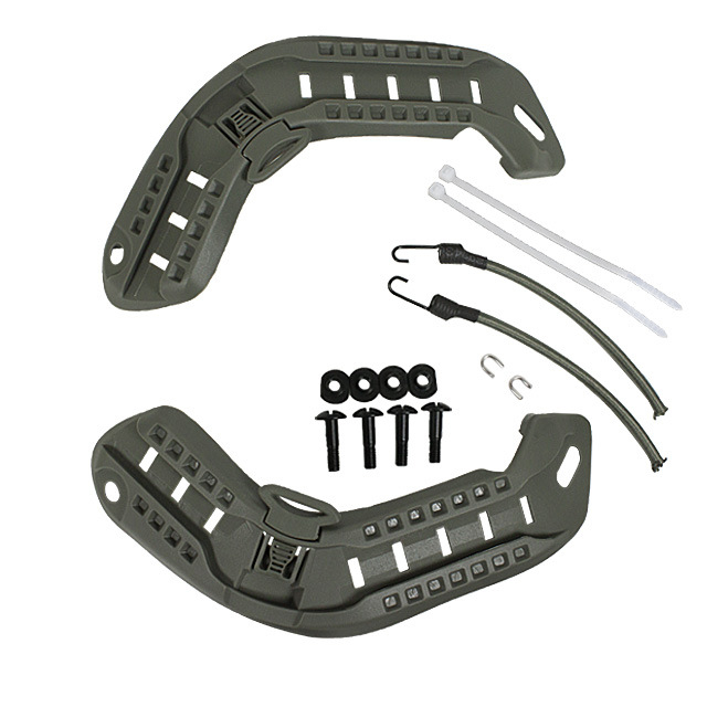 Αξεσουάρ κράνους MICH2000 ARC Rail — Νάιλον, προσαρμοζόμενο, με εκτυπωμένο λογότυπο, Unisex ενήλικες, από Hisano Equipment