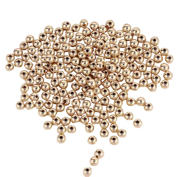 Szabadon füzhető műanyag gyöngyök, elektroplakált bevonattal, egyenes lyukkal, nemes mintázat, 1000 db/csomag