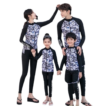 Női hosszú ujjú búvárruha UV-védeléssel, nylon anyagból, egész éves használatra, úszáshoz és merüléshez