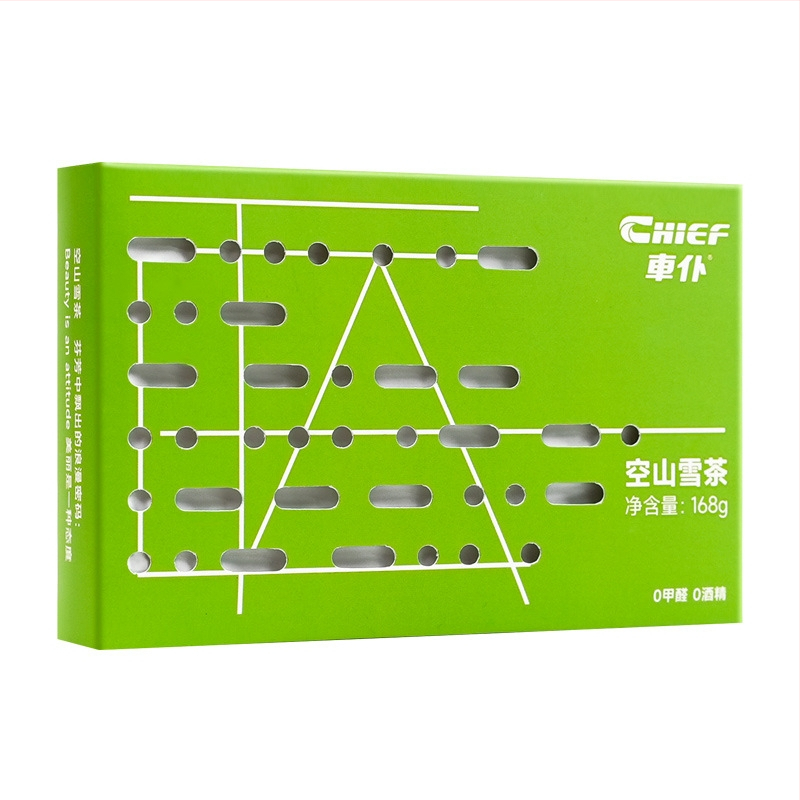 Automobilski čvrsti parfem u kutiji, plastični držač, postavljanje na sjedalu, miris oceana s limunskom aromom, vrijeme isparavanja 16–30 dana