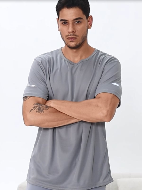 Unisex T-shirt από πολυεστέρα - γρήγορο στέγνωμα, αναπνεύσιμη, εξαιρετικά ελαφριά, κοντά μανίκια, στρογγυλός λαιμός.