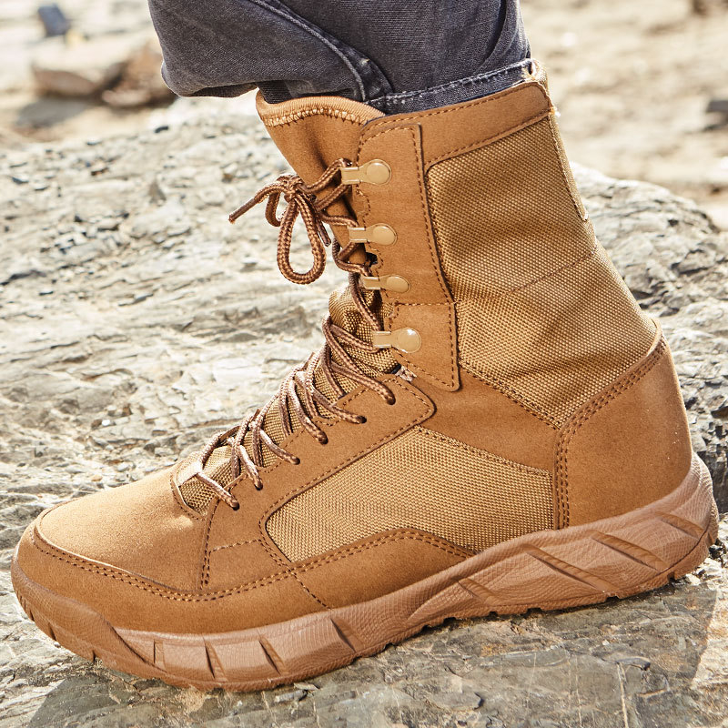 Taktické topánky, vysoké púštné horské topánky, unisex, dospelí