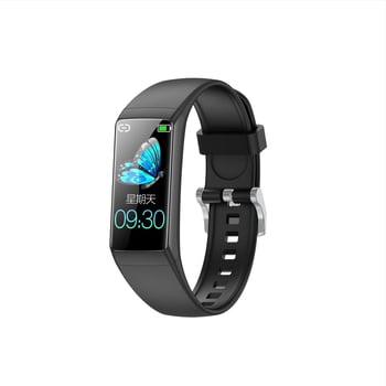 BK05 Смарт гривна: измерване на кръвно налягане, сърдечен ритъм, кислород в кръвта, мониторинг на съня, батерия 7–14 дни