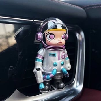 Auto dekorativni ukras za otvor ventilacije - crtani stil Bubble Jasmine astronaut, plastika, bez personalizacije