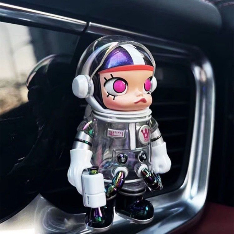 Auto dekorativni ukras za otvor ventilacije - crtani stil Bubble Jasmine astronaut, plastika, bez personalizacije