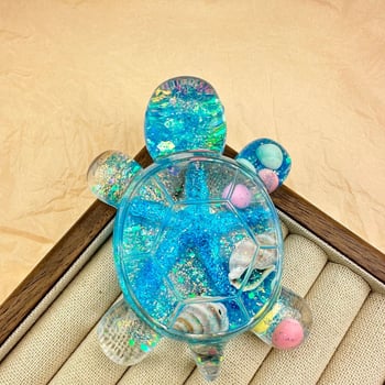 DIY διακοσμήσεις αυτοκινήτου με θαλάσσια πλάσματα – πλαστικό/ρητίνη, κινούμενο στυλ, αστερία, κοχύλι, θαλάσσια χελώνα