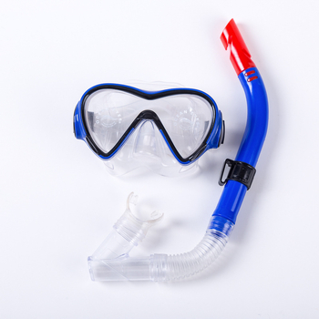 Γυαλιά κατάδυσης με σετ ημι-ξηρού σωλήνα αναπνοής για ενήλικες - φακοί PC, σώμα PC/PVC/ABS, μάρκα Egrets fly