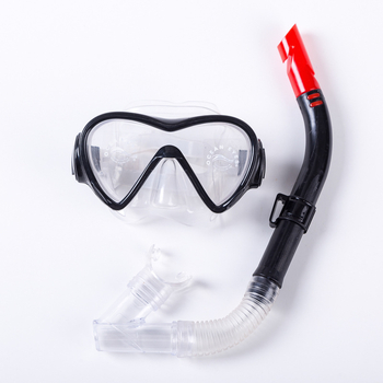 Γυαλιά κατάδυσης με σετ ημι-ξηρού σωλήνα αναπνοής για ενήλικες - φακοί PC, σώμα PC/PVC/ABS, μάρκα Egrets fly