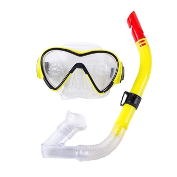 Γυαλιά κατάδυσης με σετ ημι-ξηρού σωλήνα αναπνοής για ενήλικες - φακοί PC, σώμα PC/PVC/ABS, μάρκα Egrets fly