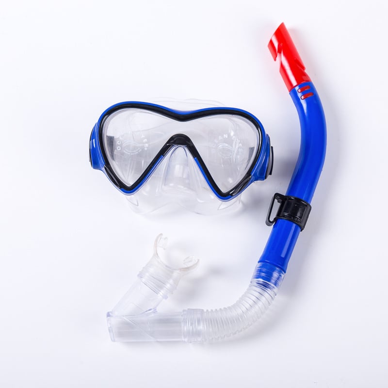Γυαλιά κατάδυσης με σετ ημι-ξηρού σωλήνα αναπνοής για ενήλικες - φακοί PC, σώμα PC/PVC/ABS, μάρκα Egrets fly