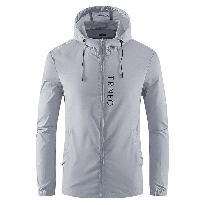 Unisex ljetna jakna s kapuljačom i UV zaštitom, prozračna, brzo se suši, poliester (Stil 2086)