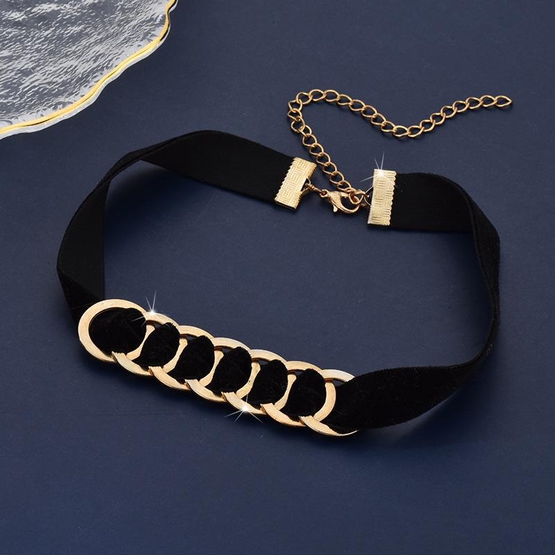 Колие с усукана верижка, смесени материали, паладиева висулка, унисекс, произход Jinhua