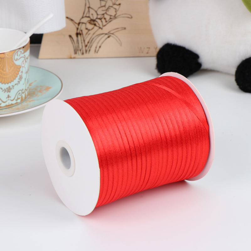 Weichen poliészter szövött szalag esküvői díszítéshez, csomagoláshoz, bonbonos dobozokhoz és virágcsokrokhoz