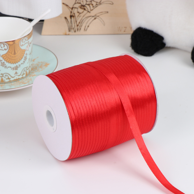 Weichen poliészter szövött szalag esküvői díszítéshez, csomagoláshoz, bonbonos dobozokhoz és virágcsokrokhoz