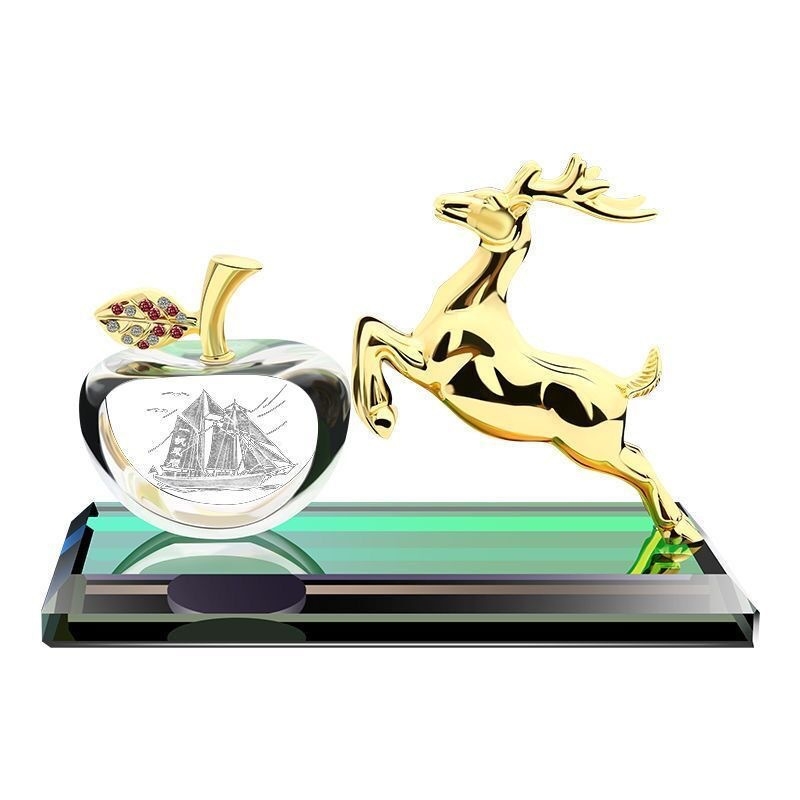 Držač automobilske parfeme od legure – jelenov motiv, karikatura stil, dugotrajna aromaterapijska dekoracija za središnju konzolu