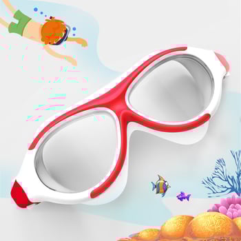 Παιδικά γυαλιά κολύμβησης με αντιθαμβωτική προστασία - φακοί πολυκαρβονάτης, σιλικόνη σφράγισης, HD διαφανείς φακοί