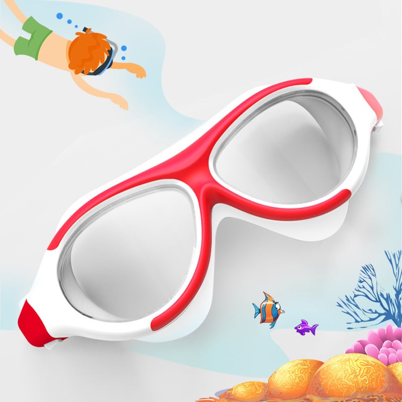 Παιδικά γυαλιά κολύμβησης με αντιθαμβωτική προστασία - φακοί πολυκαρβονάτης, σιλικόνη σφράγισης, HD διαφανείς φακοί