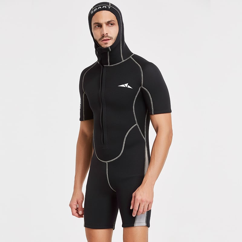 Unisex 2mm κοντομάνικη ολόσωμη στολή κατάδυσης, ένα κομμάτι, ζεστή προστασία για κολύμβηση και κατάδυση