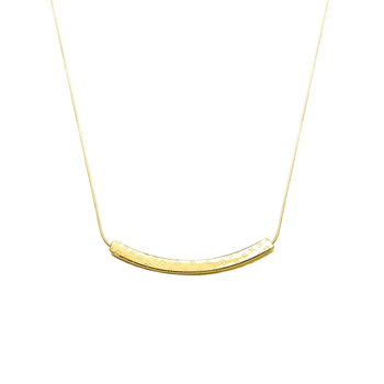 Vesta márkájú 18K aranyozott titánacél nyaklánc, elektroplazált felülettel, körméret 21–50 cm, medál titánacélt, lánc stílusa: más, könnyed luxus